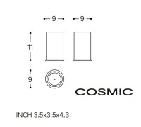 MEDIDAS PORTACEPILLOS ENCIMERA KUBIC COSMIC